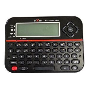 RecZone Password Safe Model 595 Digital Organizer Vault Stores Logins Securely